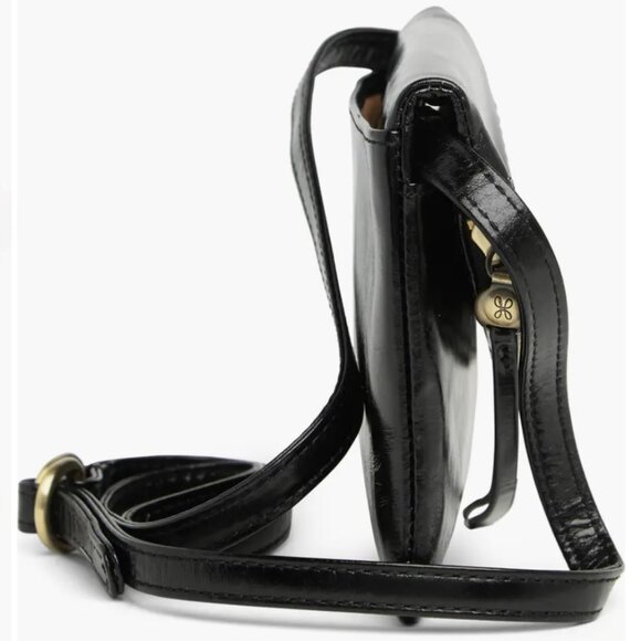 HOBO Wink Leather Crossbody Bag - Black NWOT - Picture 3 of 6